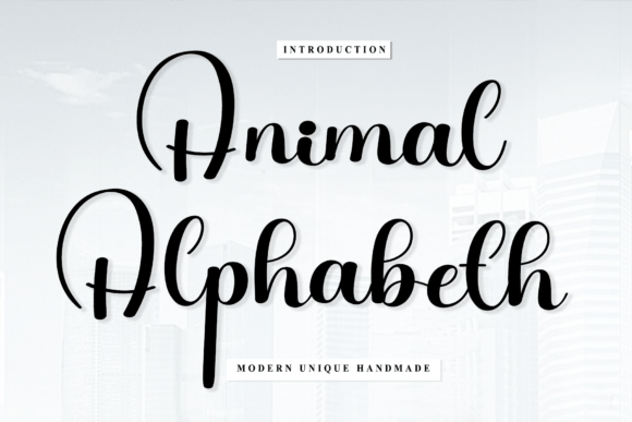 Animal Alphabeth: A Handwritten Font That Brings Designs to Life