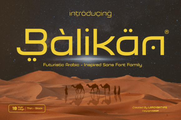 Balikan: A Fusion of Modern Geometry and Arabic Elegance