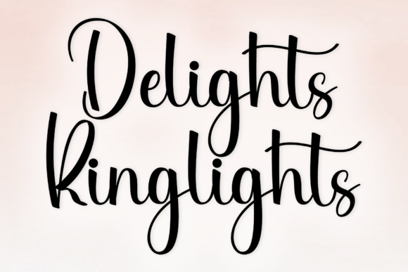 Delights Ringlights: A Font for Timeless Elegance