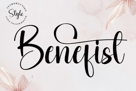Discover Benefist: The Elegant Script Font for Your Brand