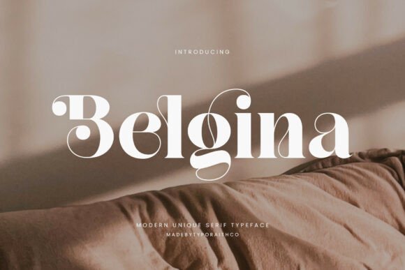 Discover the Elegance of Belgina Font