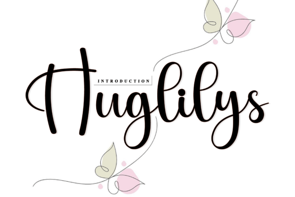 Huglilys: The Handwritten Font for Elegant Branding