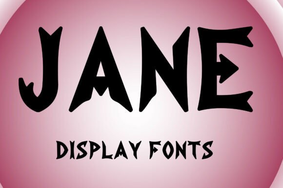 Jane: A Bold Display Font for Striking Visuals
