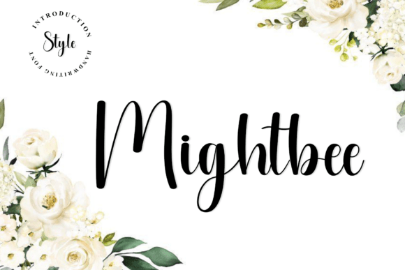 Mightbee: A Graceful Script Font for Modern Designers