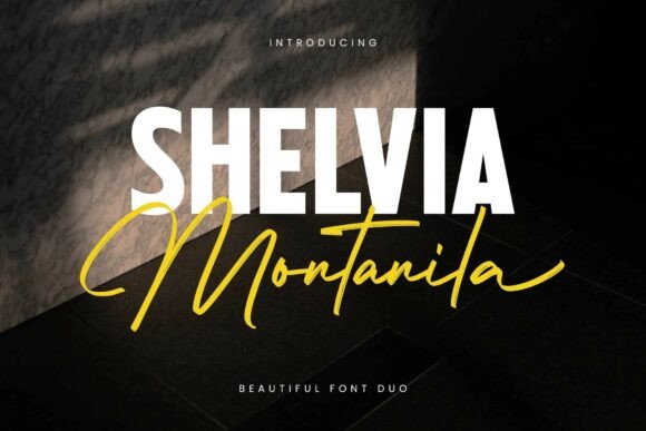 Shelvia Montanila: A Font Duo That Brings Balance and Beauty to Every Design