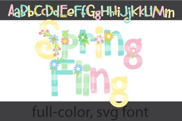 Spring Fling: Your Whimsical Display Typeface for Joyful Designs