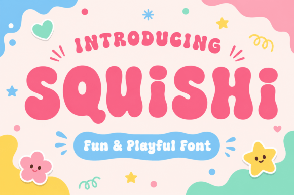 Squishi: The Playful Display Font for Modern Design