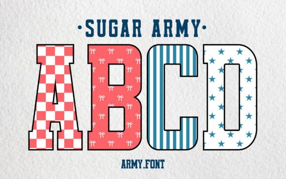 Sugar Army: A Bold Typeface for Modern Branding