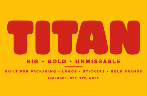 Titan: Bold Display Font for Powerful Branding