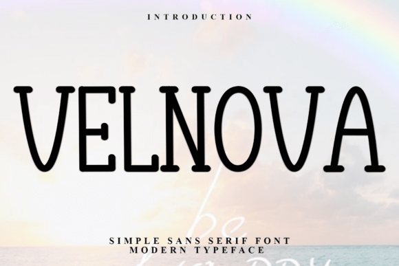 Velnova: A Festive Typeface for Enchanting Holiday Designs